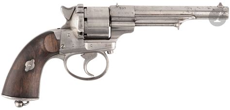 Revolver De Marine Modèle 1858 N Transformé T Six Coups Calibre