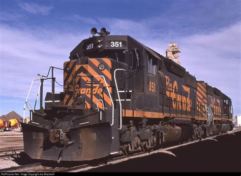 Drgw 351 Denver And Rio Grande Western Railroad Emd Sd39 At Commerce City