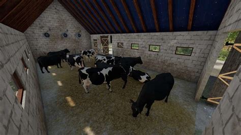 Cow Barn V10 Fs22 Farming Simulator 22 Mod Fs22 Mod