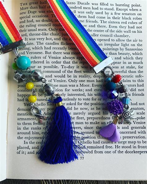 Latest Bookmark Made From Jessejamesbeads Vintagejewelry And Beads