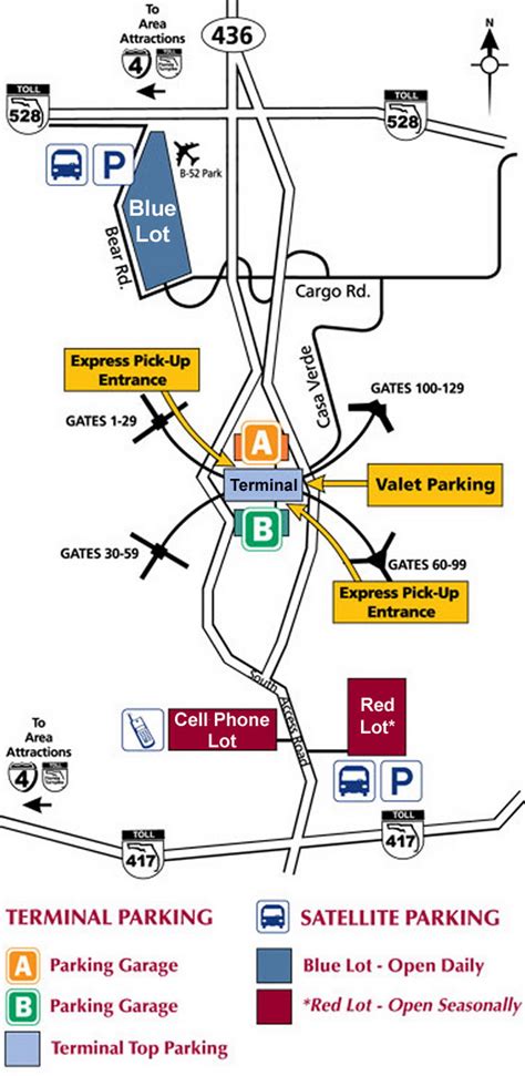 32 Map Of Orlando Airport Maps Database Source