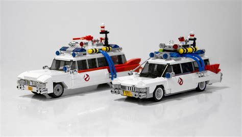 Ghostbusters Lego Image Comparison For The Ecto 1 Vehicle Collider