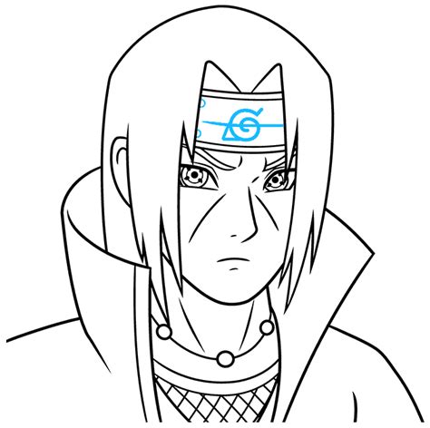 How To Draw Itachi Uchiha Really Easy Drawing Tutorial Naruto
