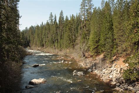 Stanislaus River On Big Trees State Park Arnold CA Lakes In