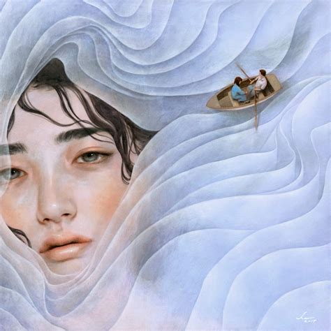 Tran Nguyen Creates Surreal Dreamy Paintings Soft Delicate And