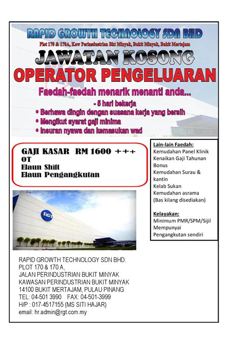 Modular construction technology sdn bhd. RAPID GROWTH TECHNOLOGY SDN BHD is Hiring!! - Penang ...