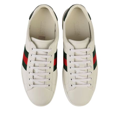 Lyst Gucci New Ace Web Trainers For Men