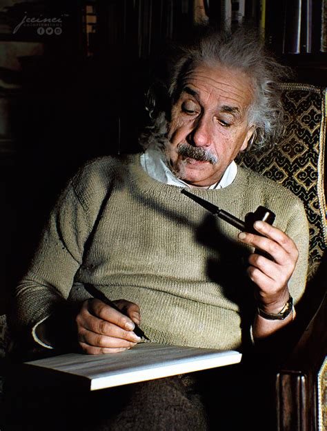 Albert Einstein At Home In Princeton New Jersey 1940