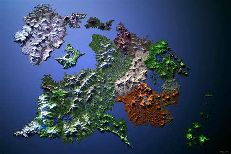 Le Monde A 16k Blocks Wide Gigantic Survival World Map 18 Ready