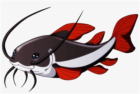 My Pet Fish By Animewave Red Tail Catfish Cartoon 1203x664 Png