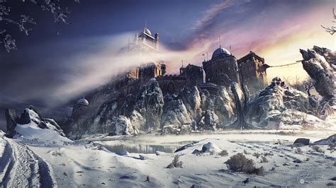 Winter Castle Desktopography