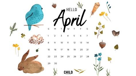 Free April Calendar Wallpaper Calendar Wallpaper Jdm Wallpaper