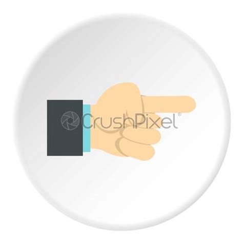 Gesture Index And Middle Finger Together Icon Stock Vector 3370259