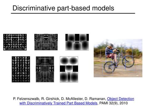 Ppt General Object Detection With Deformable Part Based Models