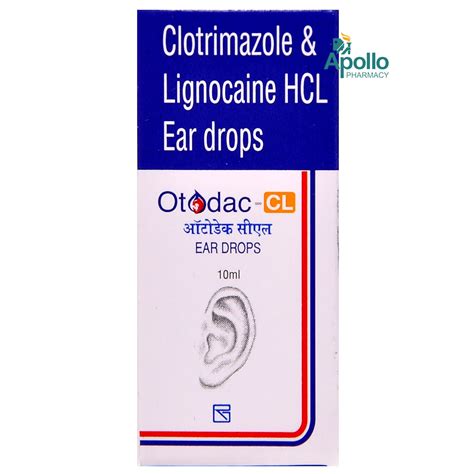 Otodac Cl Ear Drops 10 Ml Price Uses Side Effects Composition