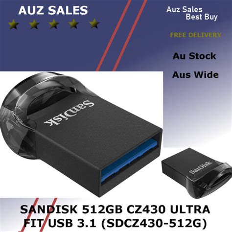 Sandisk 512gb Cz430 Ultra Fit Usb 31 Sdcz430 512g Auz Sales Online