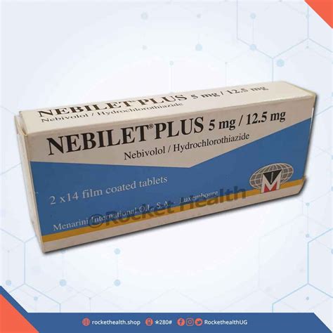 Nebivolol Hct 5 12 5mg Nebilet Plus Tablets 10 S Rocket Health