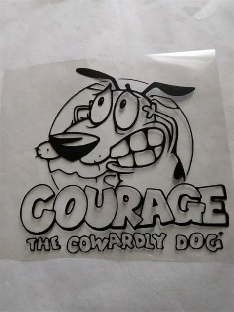 Courage The Cowardly Dog Cartoon Sticker Decal 400 Picclick