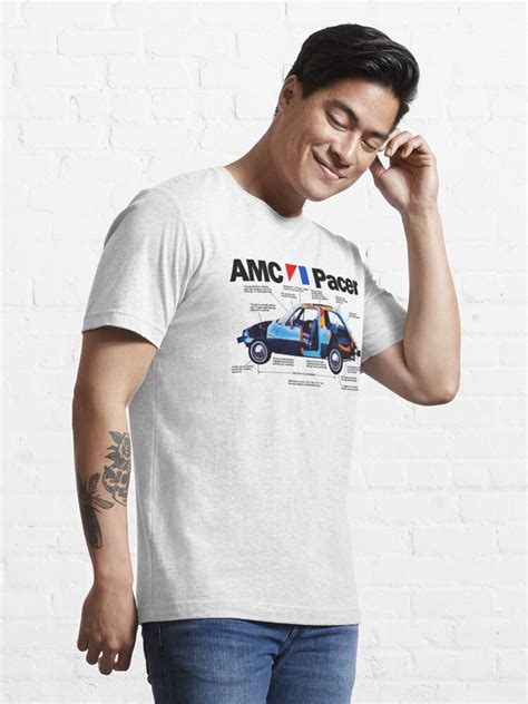Amc Pacer T Shirt For Sale By Throwbackmotors Redbubble Amc T