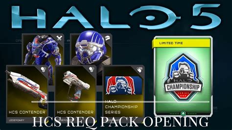 Hcs Req Pack Opening Halo 5 Guardians Youtube
