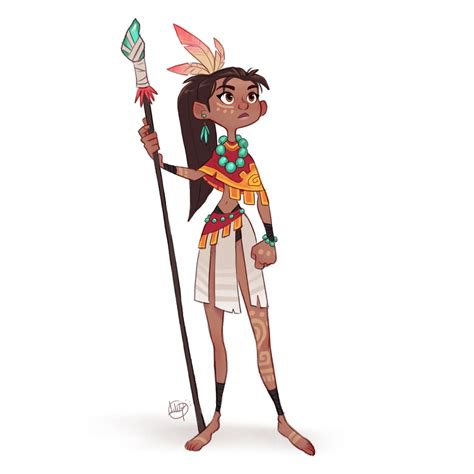 Tribal Girl By Luigil On Deviantart Character Design Animation
