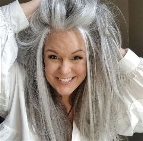Love The Color Silver White Hair Gray Hair Beauty Long Gray Hair
