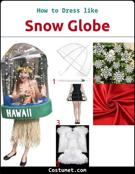 Snow Globe Costume For Cosplay And Halloween 2023