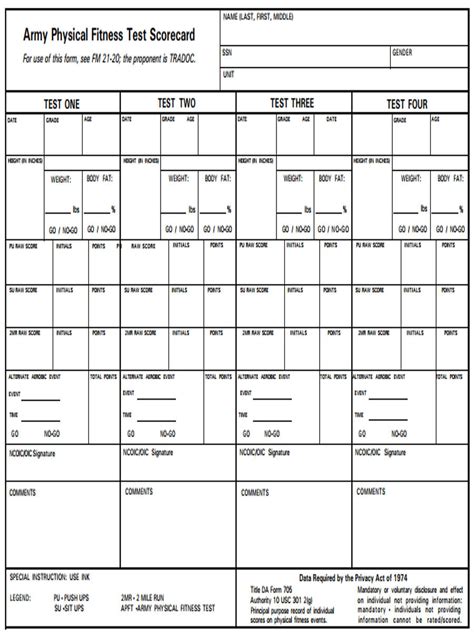 Free 6 Physical Fitness Forms In Pdf