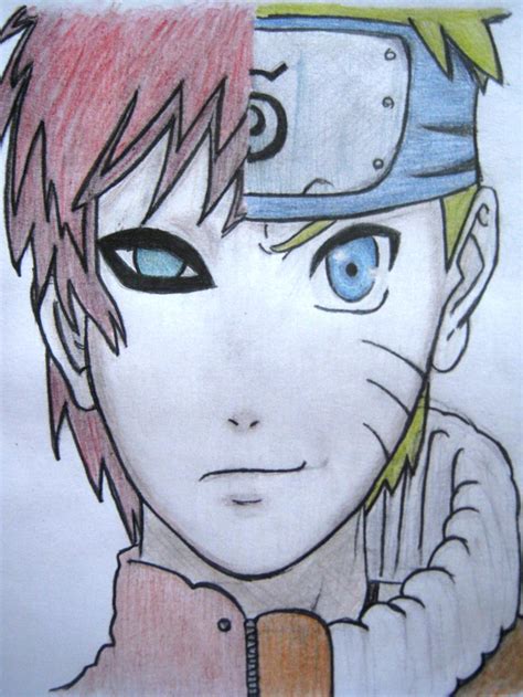 Gaara And Naruto As One By Antiquec0pcake On Deviantart