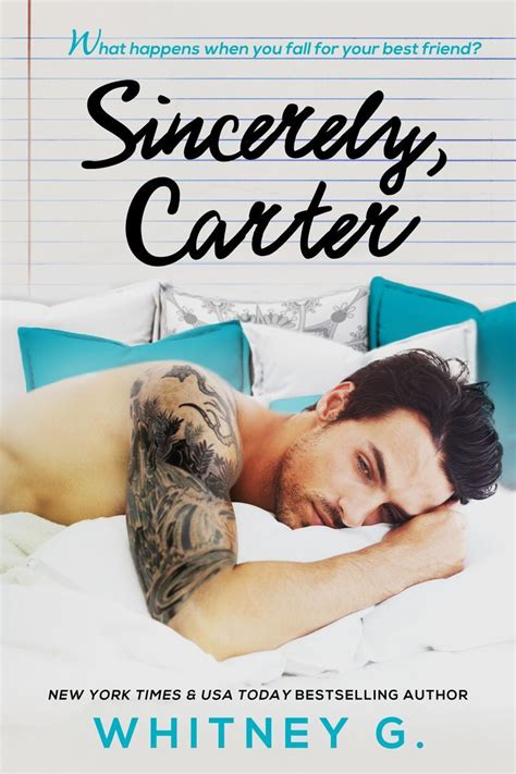 sincerely carter by whitney g releasing april 30th lovers romance books contemporary