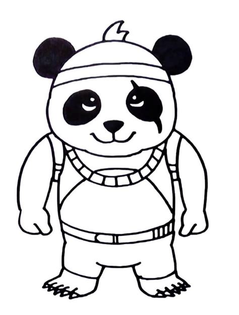 Fre Fire Para Colorear Dibujo De Panda De Free Fire Imprimir Images