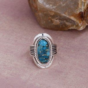 Buy Blue Copper Turquoise Gemstone Solid Sterling Silver Online In