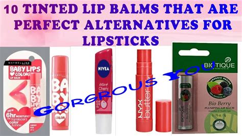 10 Best Tinted Lip Balms In India With Pricelip Care 2019 Youtube