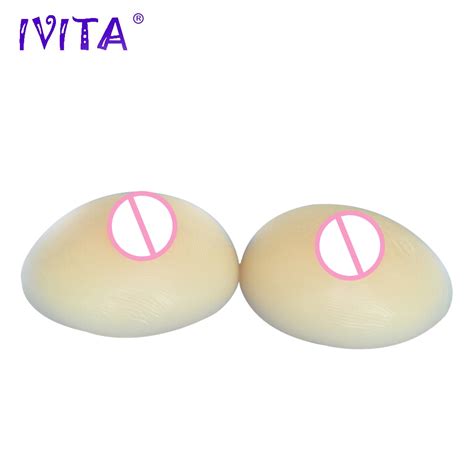 Ivita G Pair Round Realistic Artificial Breasts False Fake Boobs