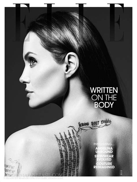 Pin By Jess On Angelina Jolie Angelina Angelina Jolie Elle Magazine