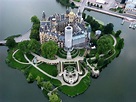 Stunning Aerial Photo of Schwerin Castle in Germany | Germany castles ...