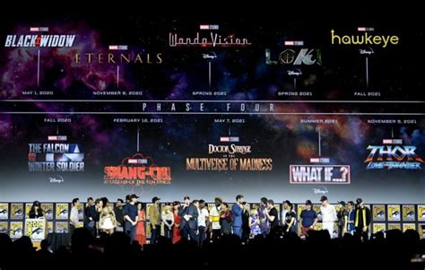 Marvel Cinematic Universe Phase Four Unveiled Star Struck Gaming