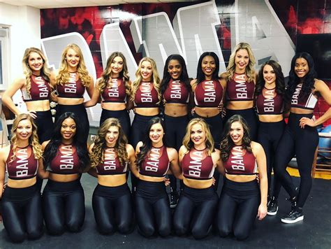 Team Spotlight University Of Alabama Dance Team Loud And Proud At