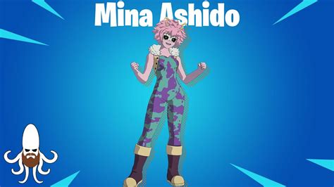Mina Ashido Skin Showcase And Gameplay Fortnite Youtube