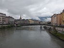 Grenoble, Isere Fluss mit Pont Saint Laurent (18.09.2016) - Staedte ...