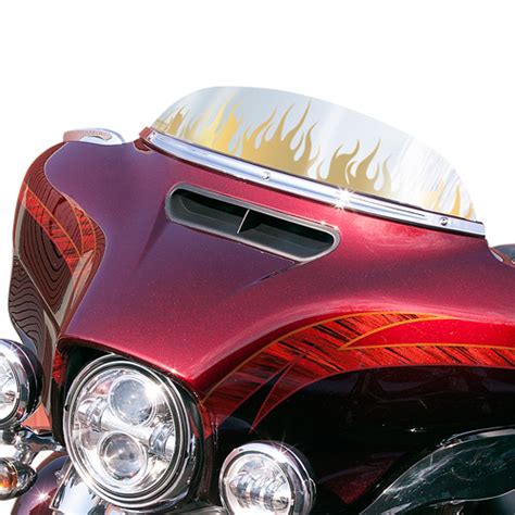 It's the little details that are vital. New Custom Stainless Steel Harley-Davidson Windshield ...