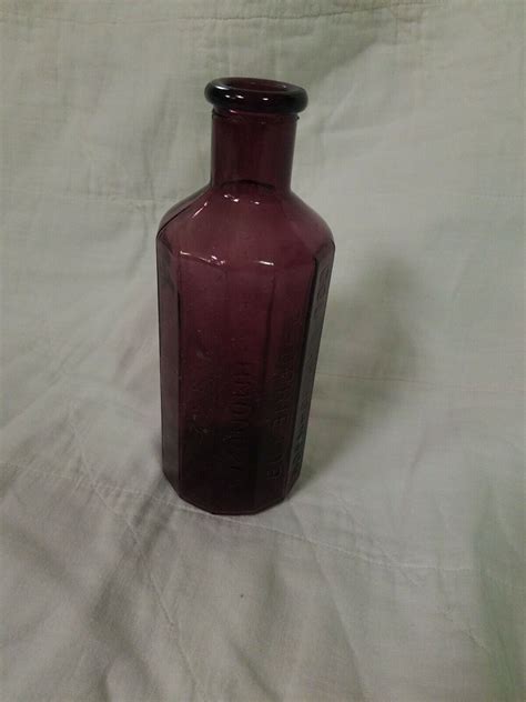 A Lancasters Indian Vegetable Jaundice Bitters Purple Glass Bottle Taiwan Ebay