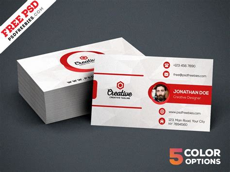 1,781 free business card designs that you can download, customize, and print. Free Creative Business Card Template PSD - Download PSD