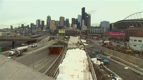New Seattle Waterfront Tunnel Still On Track To Open Feb 4 Komo