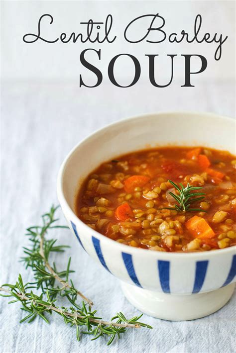 Find calories, carbs, and nutritional contents for barley bread and over 2,000,000 other foods at myfitnesspal.com. Lentil Barley Soup {Vegan} - The Wholesome Fork