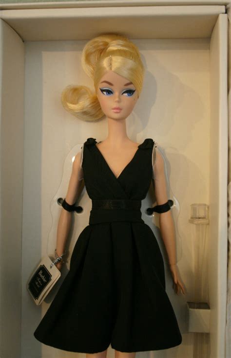 2016 Classic Black Dress Poseable Silkstone Barbie In Stock Now Ebay
