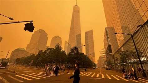 In Pictures Wildfire Smoke Blankets Cities In Canada And The Us