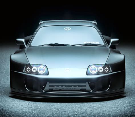 Toyota Supra Big Black Is The Widebody Daddy Autoevolution