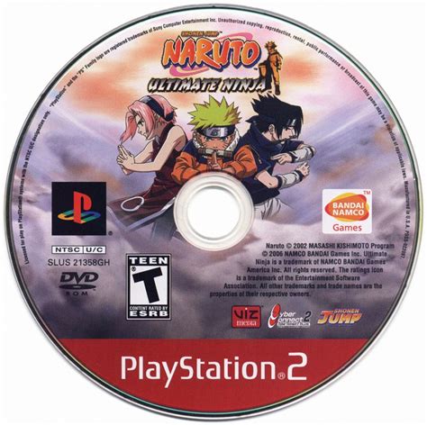 Naruto Ultimate Ninja Playstation Box Cover Art Mobygames