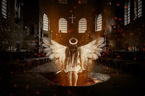 angel hell church  image  pixabay